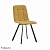 Стул Leset Скай металл черный велюр Mustard