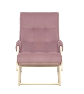 Кресло-качалка Leset Хилл слоновая кость Velur V11