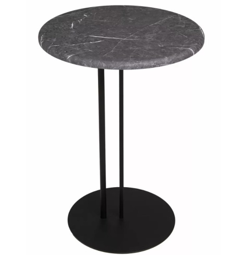 Стол приставной МеталлАрт М015 черный мрамор черный 