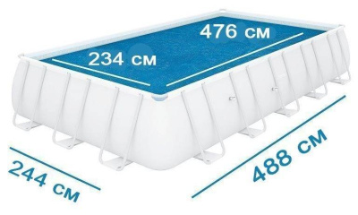 29029 Тент-чехол с обогревающим эффектом Intex 488х244см