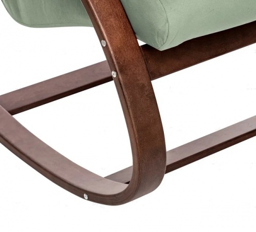 Кресло-качалка Leset Милано орех текстура Velur V14