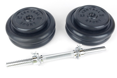 Гантель разборная Central Sport Lockout 37кг