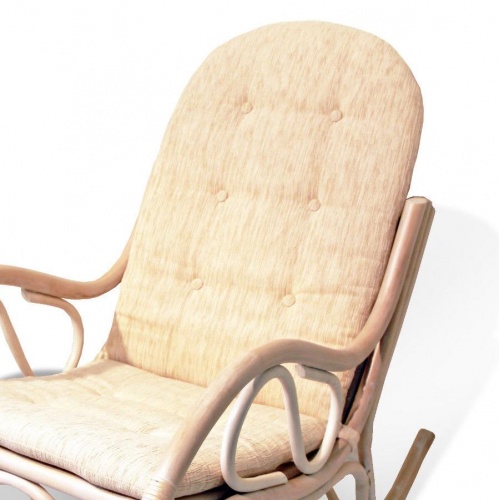Кресло-качалка с подушкой МР 05/04 белый