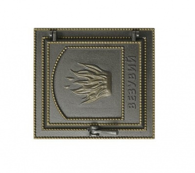 Дверка ВЕЗУВИЙ каминная 211 (Бронза)