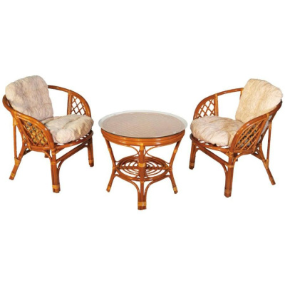 IND Кресло Багама 1 коньяк 