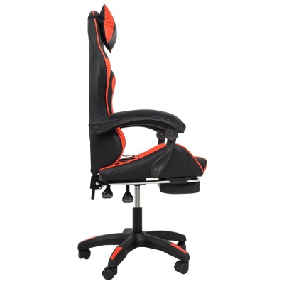 Вибромассажное кресло Calviano 1583 черно-красное 