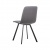Стул Leset Скай металл черный велюр GRAFIT 