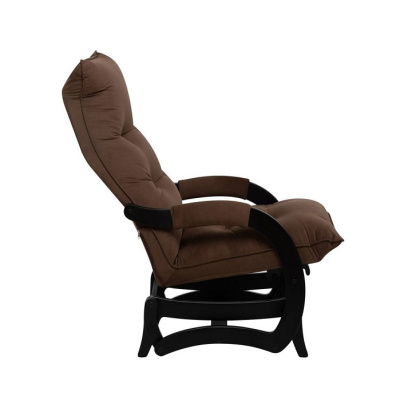 Кресло-маятник Leset Луно венге Velur V23