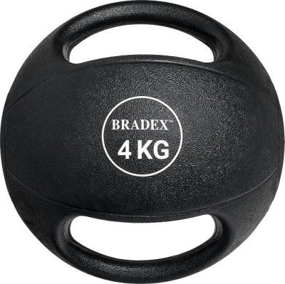 Медбол двуручный Bradex SF 0763 4 кг