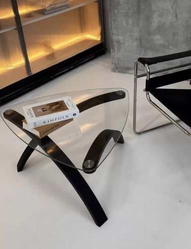 Стол журнальный Гурон 3 черный матовый 