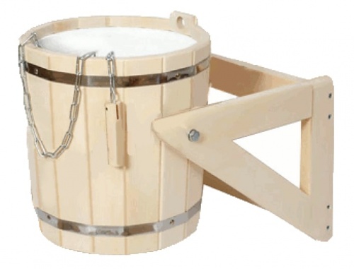 Обливное устройство 10л липа с пластиковой вставкой ОП-10