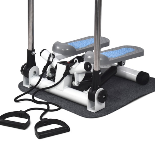 Степпер поворотный с поручнями Calviano 202 голубой