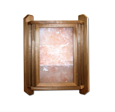 Абажур угловой Гималайская соль Термодревесина 3 плитки