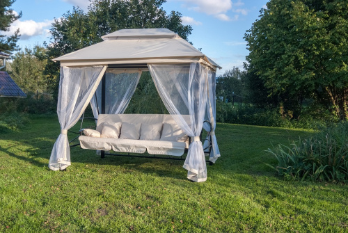 Беседка-качели Пальмира A31BL.T025 бежевый Удачная мебель