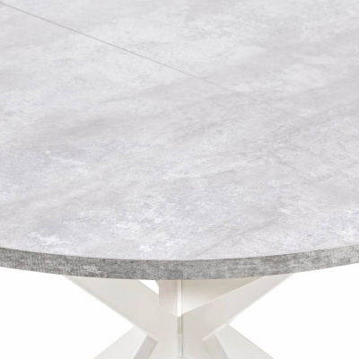 Стол раздвижной Leset Капри цемент белый 