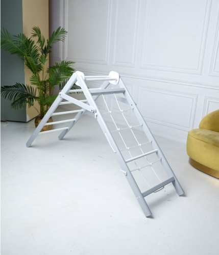 Детский спортивный комплекс Perfetto sport Piccolo angolo in legno grigio PS-108 Мини