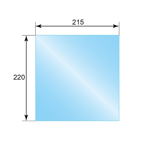 Стекло ASTON 210М (215*220) Lesnaya 