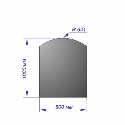 Лист напольный 1000х800х1,5 R641 бронза