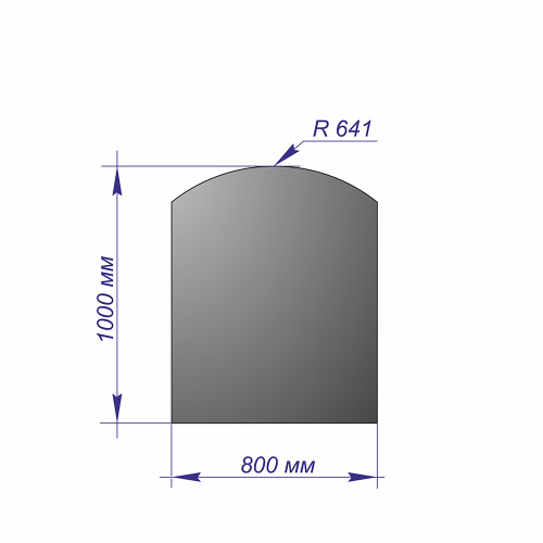 Лист напольный 1000х800х1,5 R641 бронза