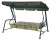 Качели садовые Карибы A46G.509 зеленый Удачная мебель