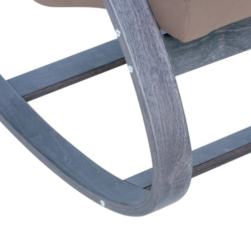 Кресло-качалка Leset Милано венге текстура Velur V23