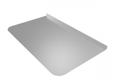 Лист предтопочный НЕРЖ 1000х600х0,5мм