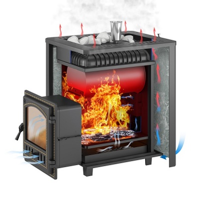 Печь для бани Эверест 24 Легкий пар (280) Талькохлорит S-20