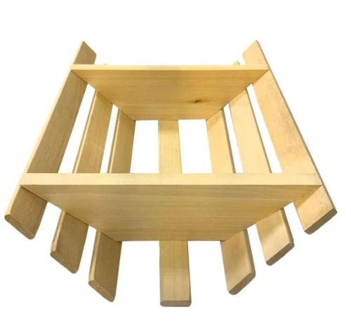 Полка угловая 2-х уровневая МП-55 липа 