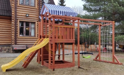 Детская спортивная площадка для дачи Савушка ХИТ 3