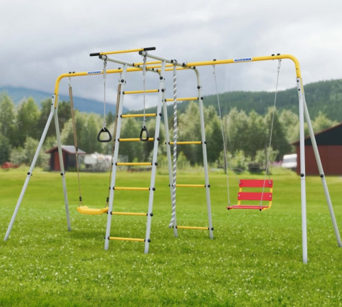 Дачный комплекс Romana Лесная поляна 3 PRO комплект №10 серый жёлтый