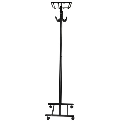 Вешалка общественная М 9 с крючками черный 