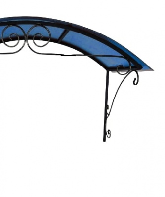 Козырек сварной КЗ-23 синий