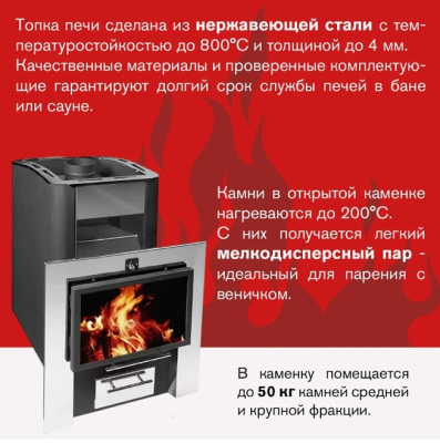 Печь для бани Термофор Ниагара 18 Плазма антрацит