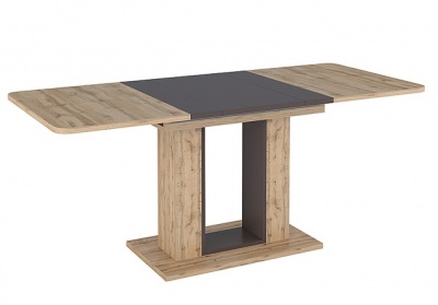 Стол обеденный SIGNAL TWINS раскладной дуб вотан/коричневый 