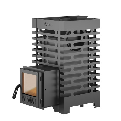 Печь для бани ASTON 16 стекло с баком на трубе 50л (AISI 439)