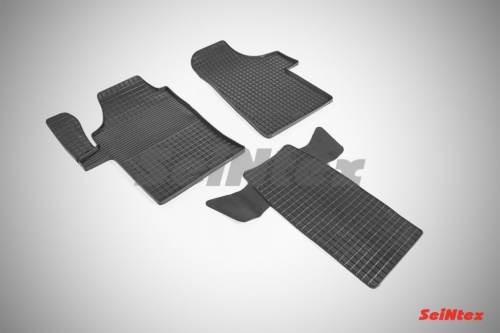 Резиновые коврики салона Сетка для Mercedes-Benz Viano 2010-2014 Черные
