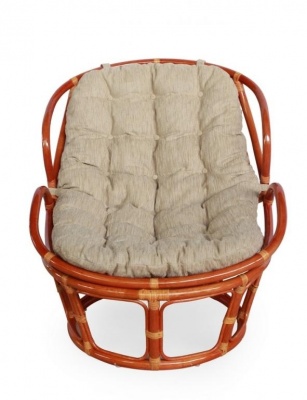 23/03 IND Кресло Папасан Челси коньяк 