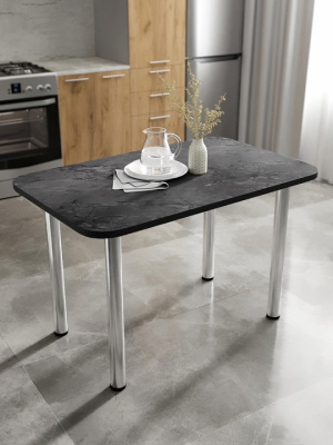 Стол обеденный СН-105.00 мрамор империал тёмный  