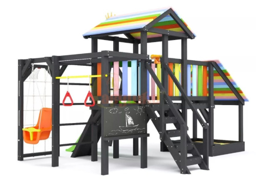 Детская спортивная площадка для дачи Савушка 10 Black