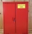 Шкаф для газовых баллонов двойной 2х50 л высота 1,4м красный