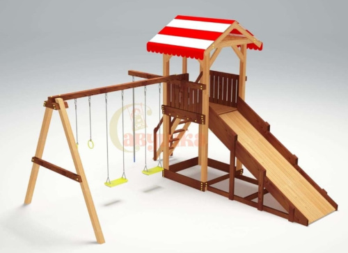 Детская спортивная площадка для дачи Савушка 4 Cезона 2