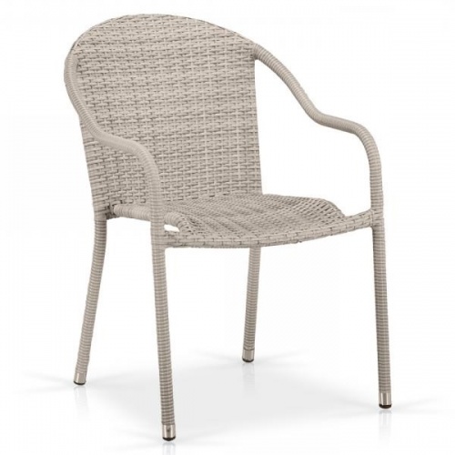 Плетеное кресло AFM-318G-Light Grey