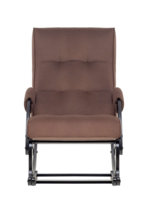 Кресло-качалка Leset Хилл с подножкой венге Velur V23
