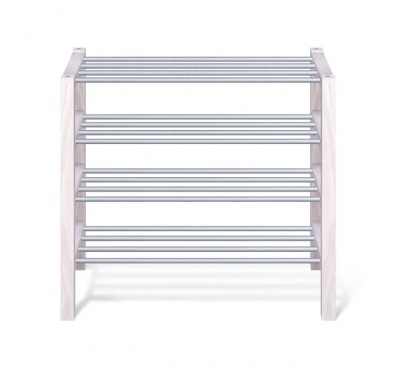 Полка для обуви Sheffilton Альберо SHT-SR9-4 беленый 