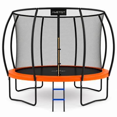Батут AMETIST PRO Inside D374-12FT Blue Orange