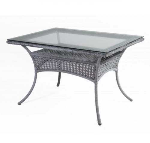 Стол обеденный 6 мест DECO 140х85 серый