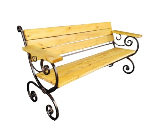 Скамейка с поручнем С38 Саниджи