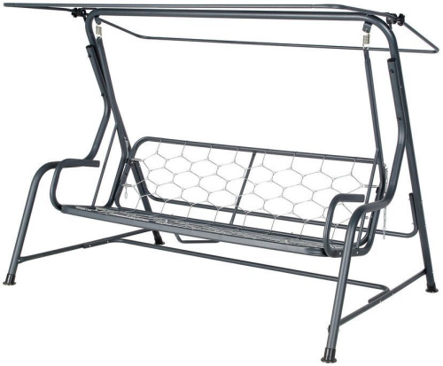 Качели садовые Альба A46A.5014 антрацит Удачная мебель