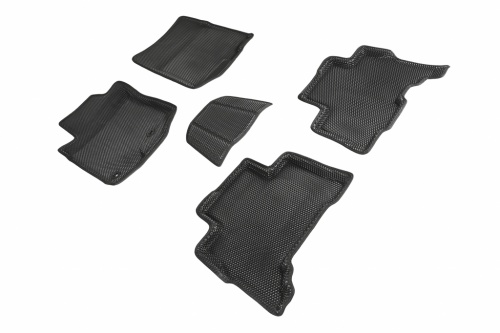 Коврики салона EVA 3D соты для Toyota Land Cruiser Prado 150 2013- Черные