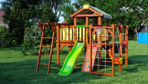 Детская спортивная площадка для дачи Савушка Baby 5 Play